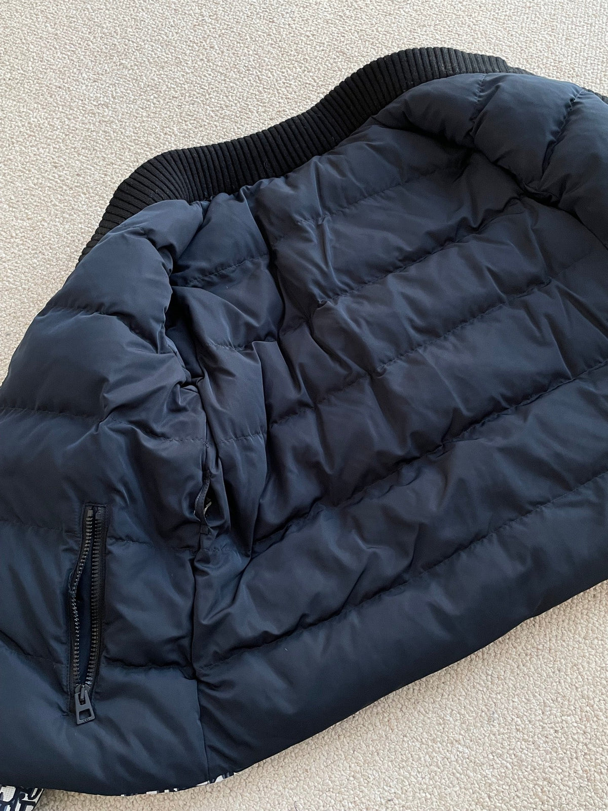 Reversible Cotton Jacket with Elastic Waist