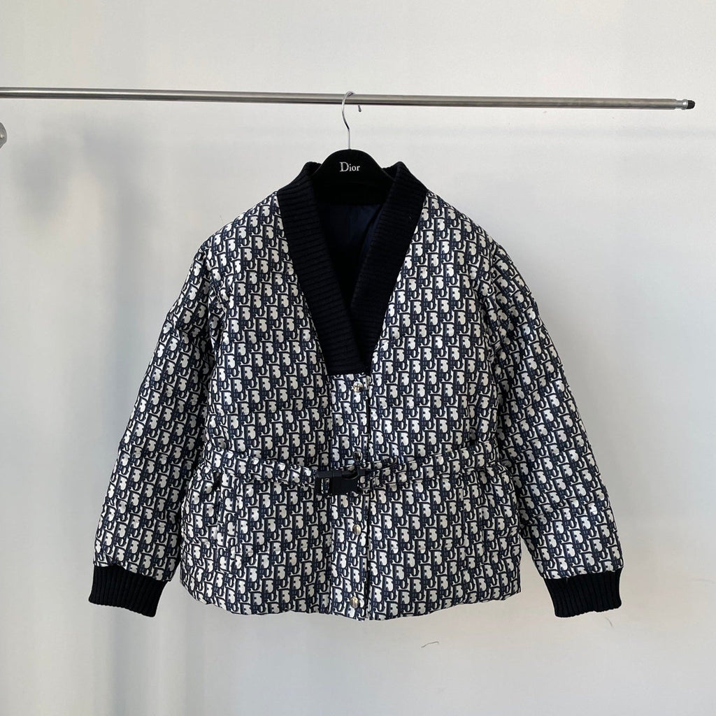 Reversible Cotton Jacket with Elastic Waist