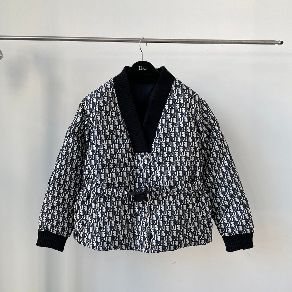 Reversible Cotton Jacket with Elastic Waist