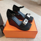 Color-Block Kelly Sandals