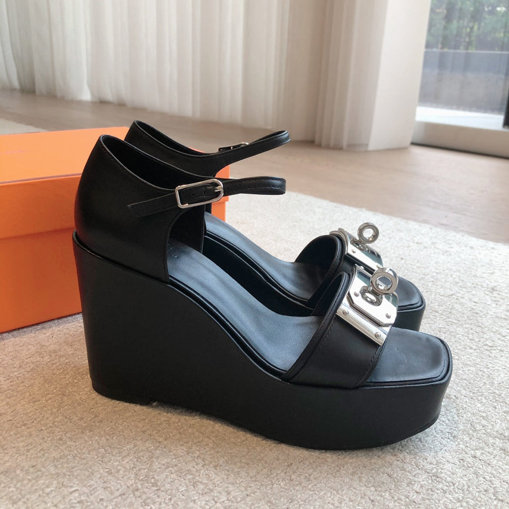 Color-Block Kelly Sandals