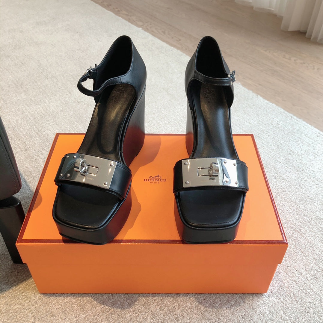 Color-Block Kelly Sandals