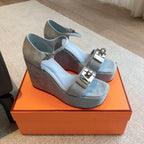 Color-Block Kelly Sandals