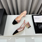 Two-Tone Slingback Shoes