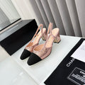 Two-Tone Slingback Shoes