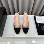 Two-Tone Slingback Shoes