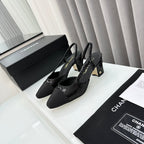 Two-Tone Slingback Shoes