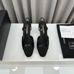 Two-Tone Slingback Shoes