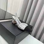 Two-Tone Slingback Shoes