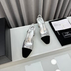 Two-Tone Slingback Shoes