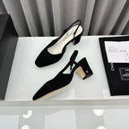 Two-Tone Slingback Shoes