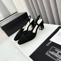 Two-Tone Slingback Shoes