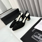Two-Tone Slingback Shoes