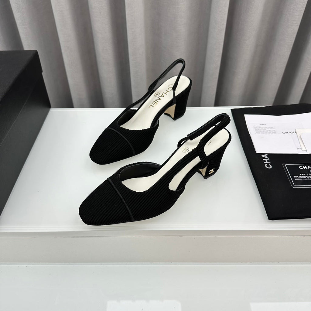 Two-Tone Slingback Shoes