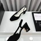 Two-Tone Slingback Shoes