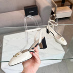 Retro Round-Toe Sandals