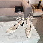 Retro Round-Toe Sandals