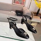 Retro Round-Toe Sandals