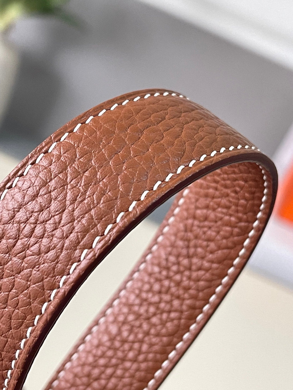 22cm Leather Bucket Bag