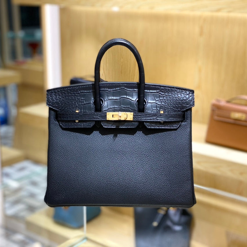 25 Crocodile & Togo Matte Bag