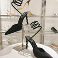 Cleo Snake-Design Heels