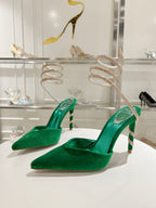 Cleo Snake-Design Heels
