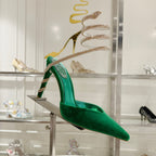Cleo Snake-Design Heels