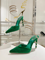 Cleo Snake-Design Heels