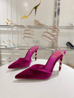 Cleo Snake-Design Heels