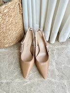 Embroidered Jacquard Salon Heels