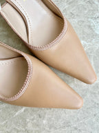 Embroidered Jacquard Salon Heels
