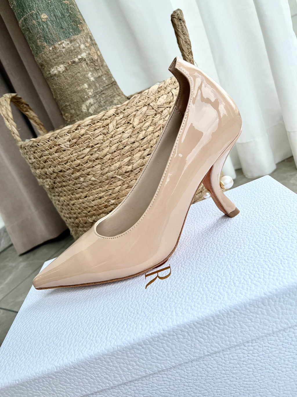 Tribales Pearl Logo Heels
