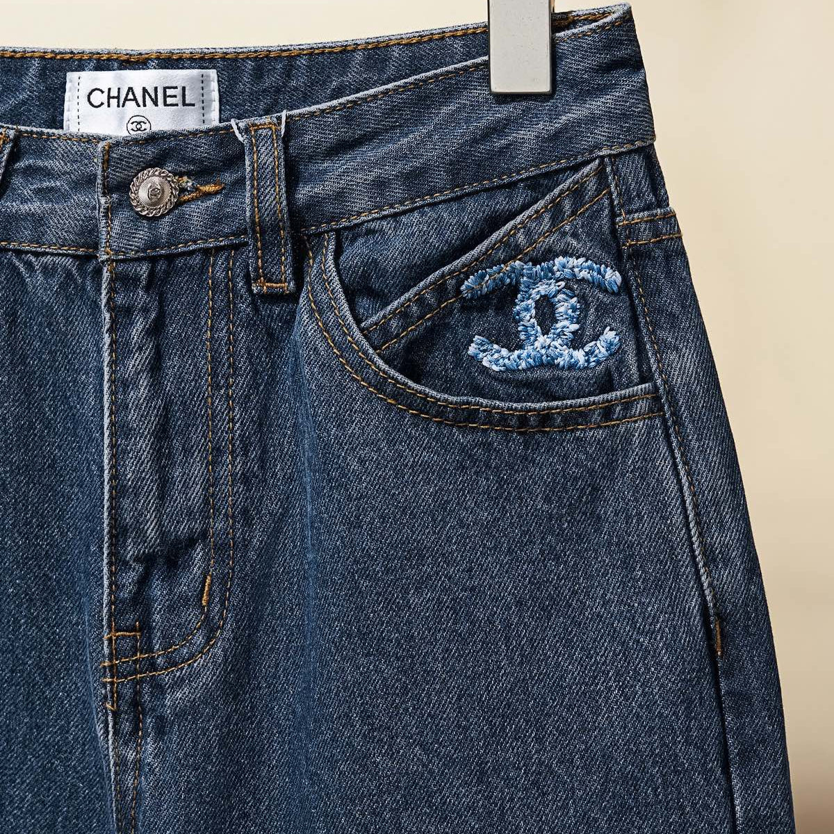 CC Straight Denim Jeans