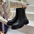 Women’s Black Leather Ankle Boots