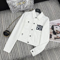 Denim Jacket with Embroidered Logo
