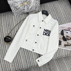 Denim Jacket with Embroidered Logo