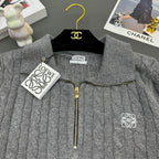 Cable-Knit Wool Cashmere Sweater