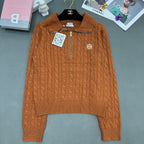 Cable-Knit Wool Cashmere Sweater