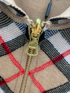 Reversible Knit Cardigan with Hood