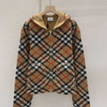 Reversible Knit Cardigan with Hood