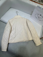 Cotton Jacket with Velvet Collar