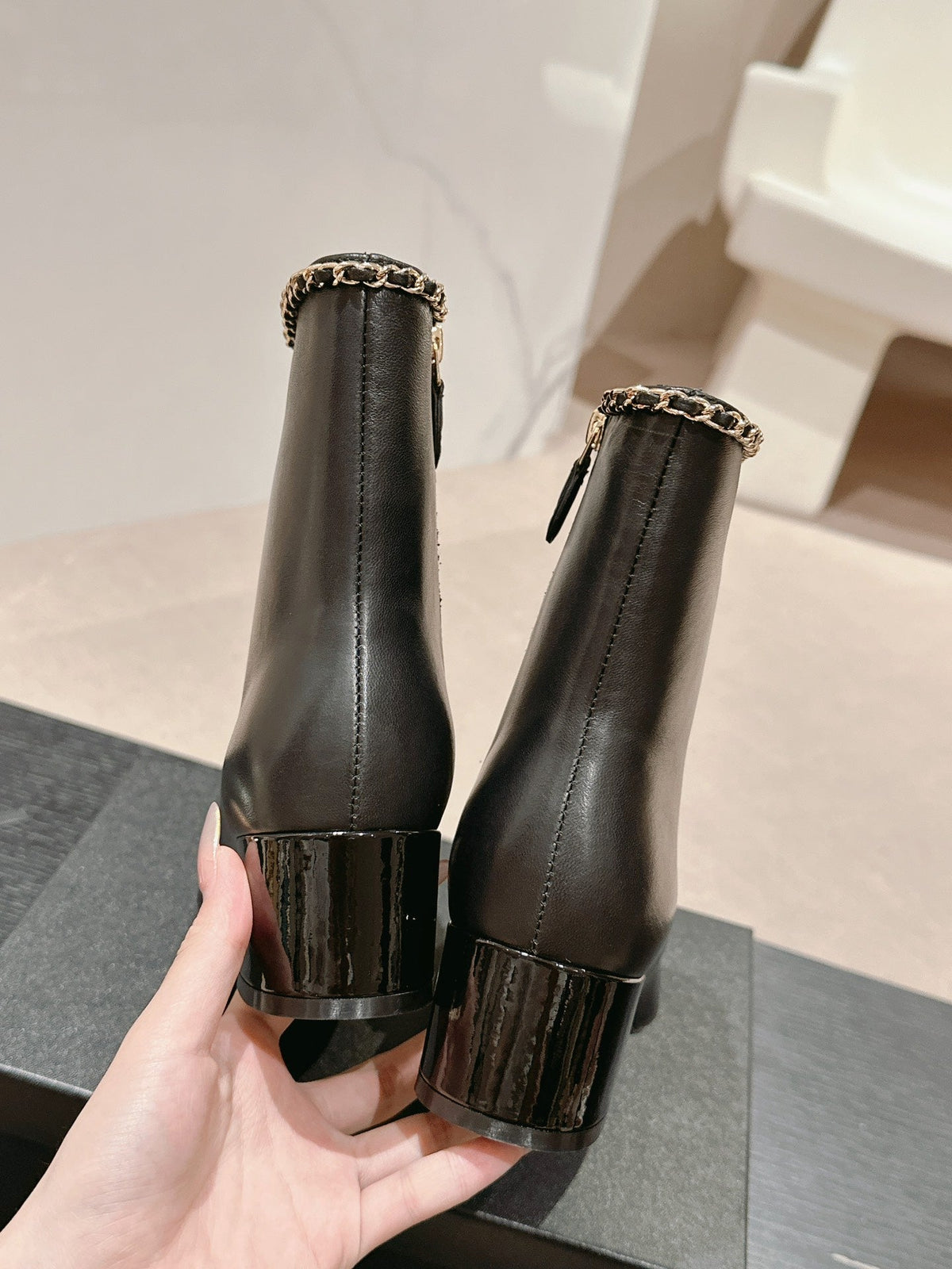 Women’s Embroidered Tall Leather Boots