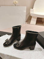 Women’s Embroidered Tall Leather Boots