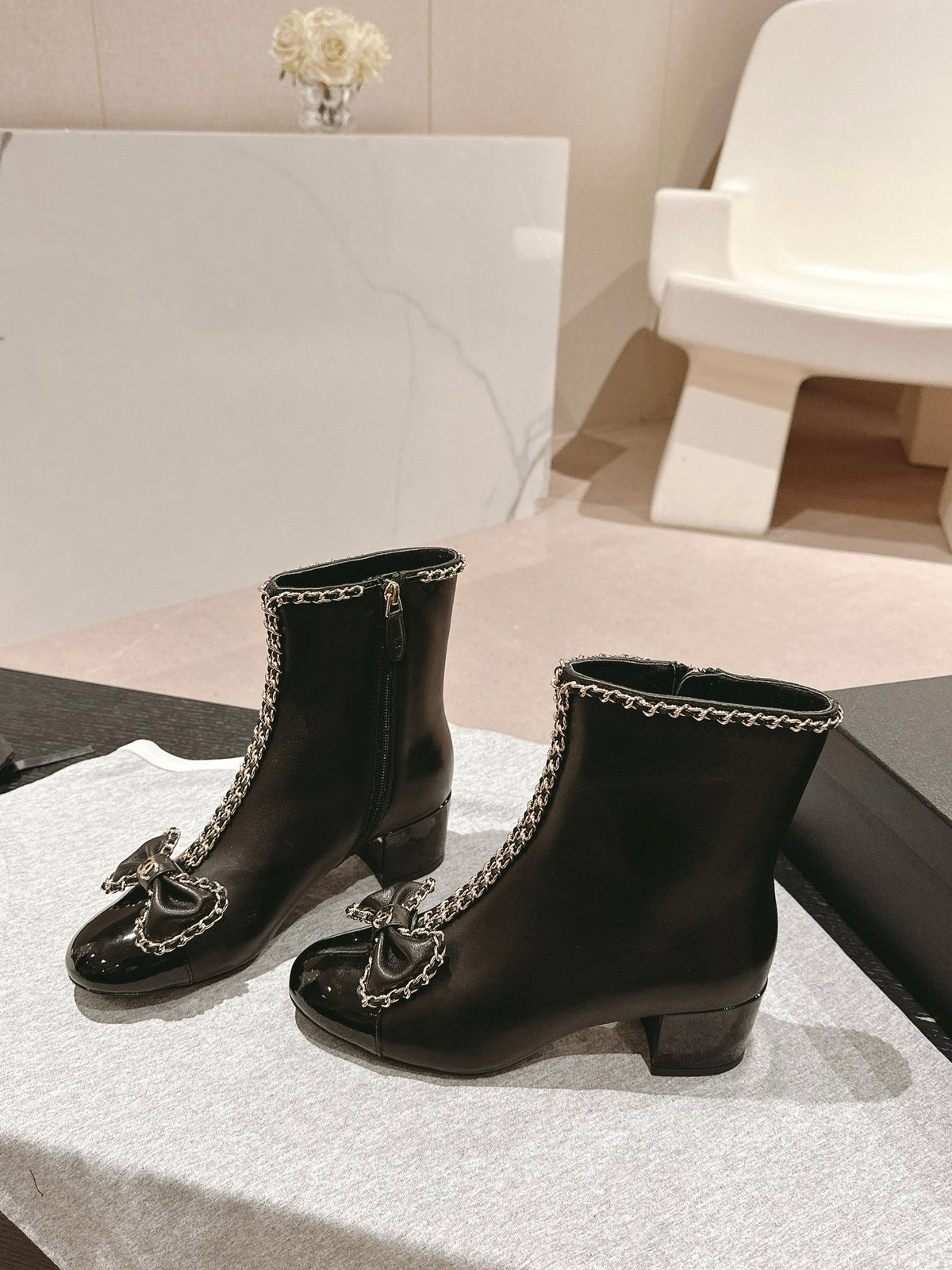 Women’s Embroidered Tall Leather Boots