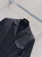 Classic Boyfriend-Style Shirt with Tie