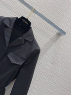 Classic Boyfriend-Style Shirt with Tie