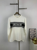 Jacquard Knit Long-Sleeve Sweater – Unisex