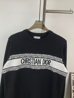 Jacquard Knit Long-Sleeve Sweater – Unisex