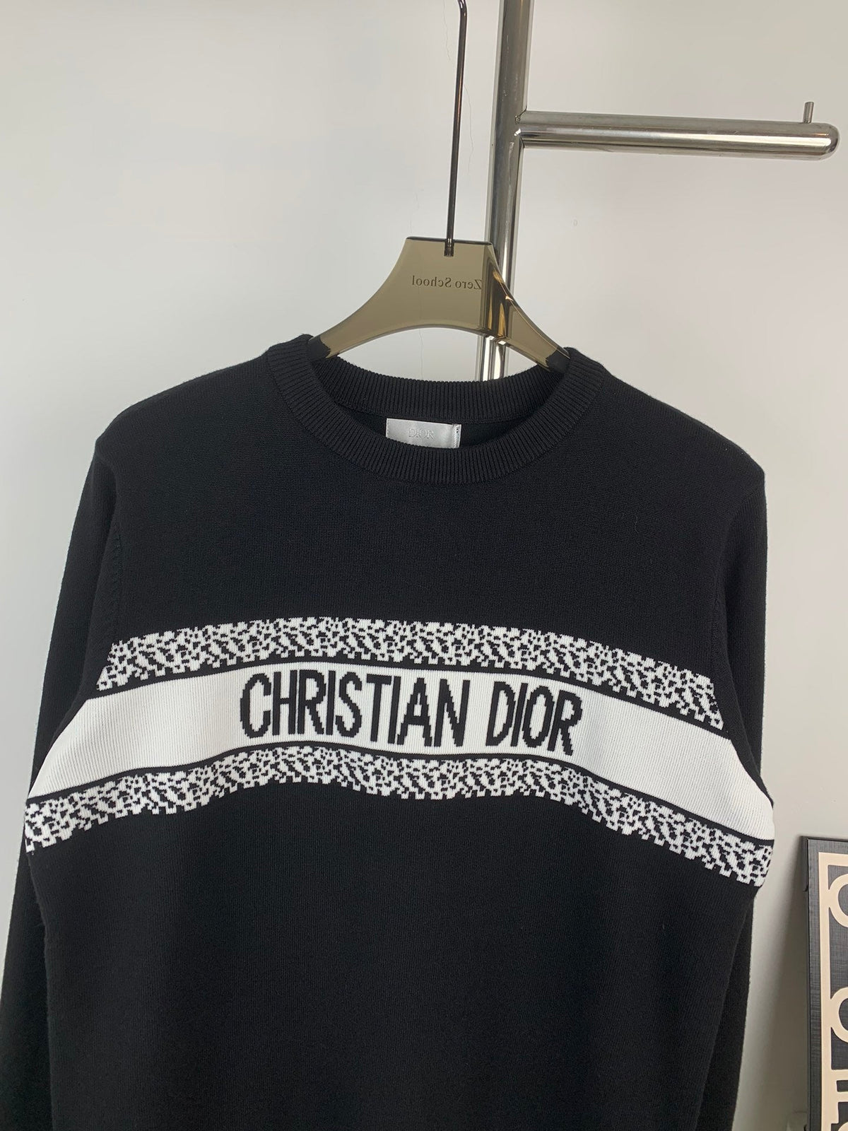 Jacquard Knit Long-Sleeve Sweater – Unisex