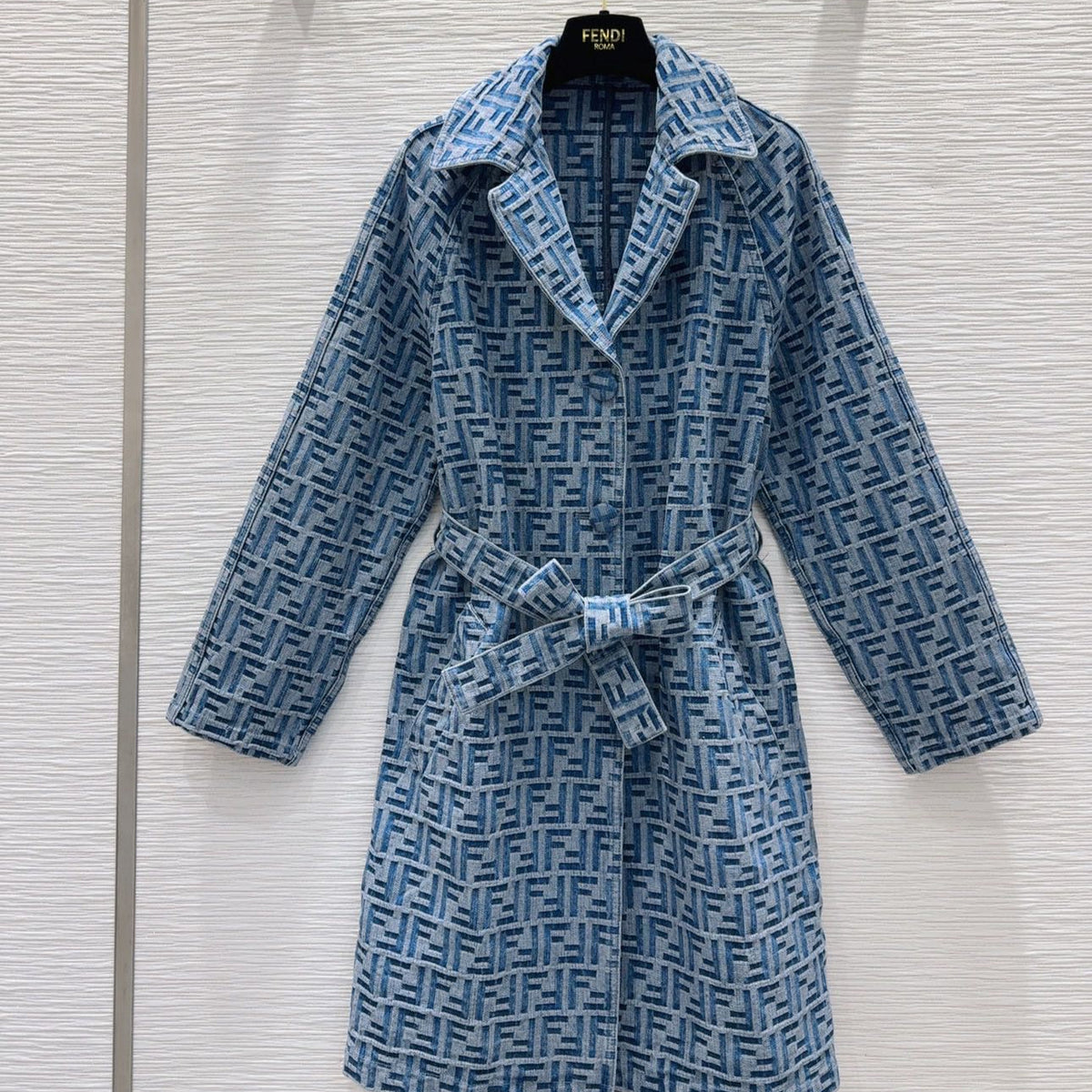 Denim Trench Coat